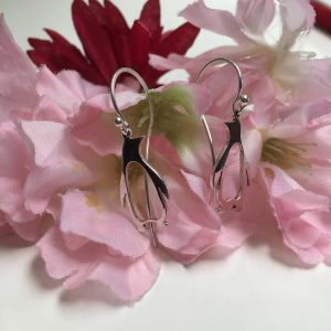 Aros Plata Pinguinos