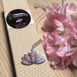 Colgante Plata Flor de Loto